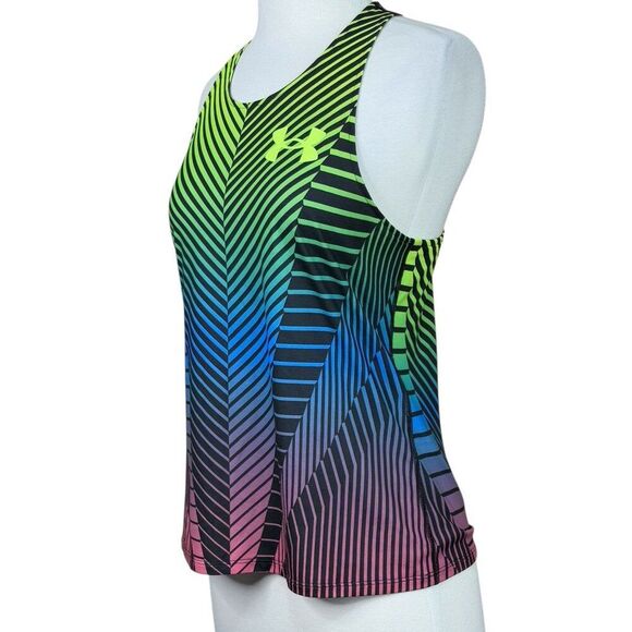 Under Armour UA Rush Run Distance Singlet Top Women's Size Medium - Picture 2 of 8